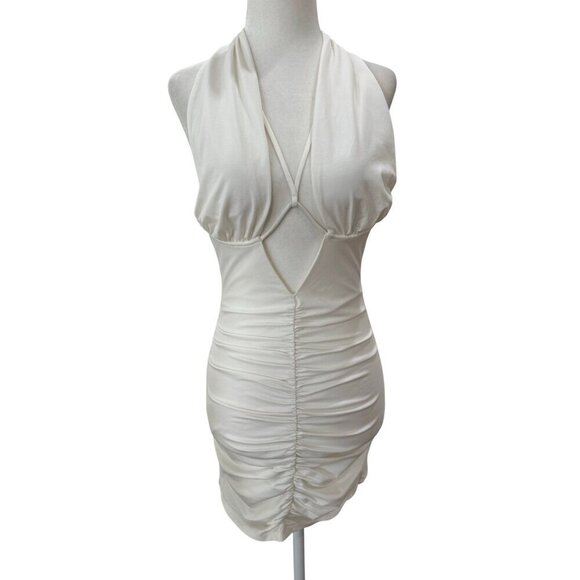 NBD Wyn Mini Dress in Ivory XSmall New Womens Stretch Party - Picture 4 of 10